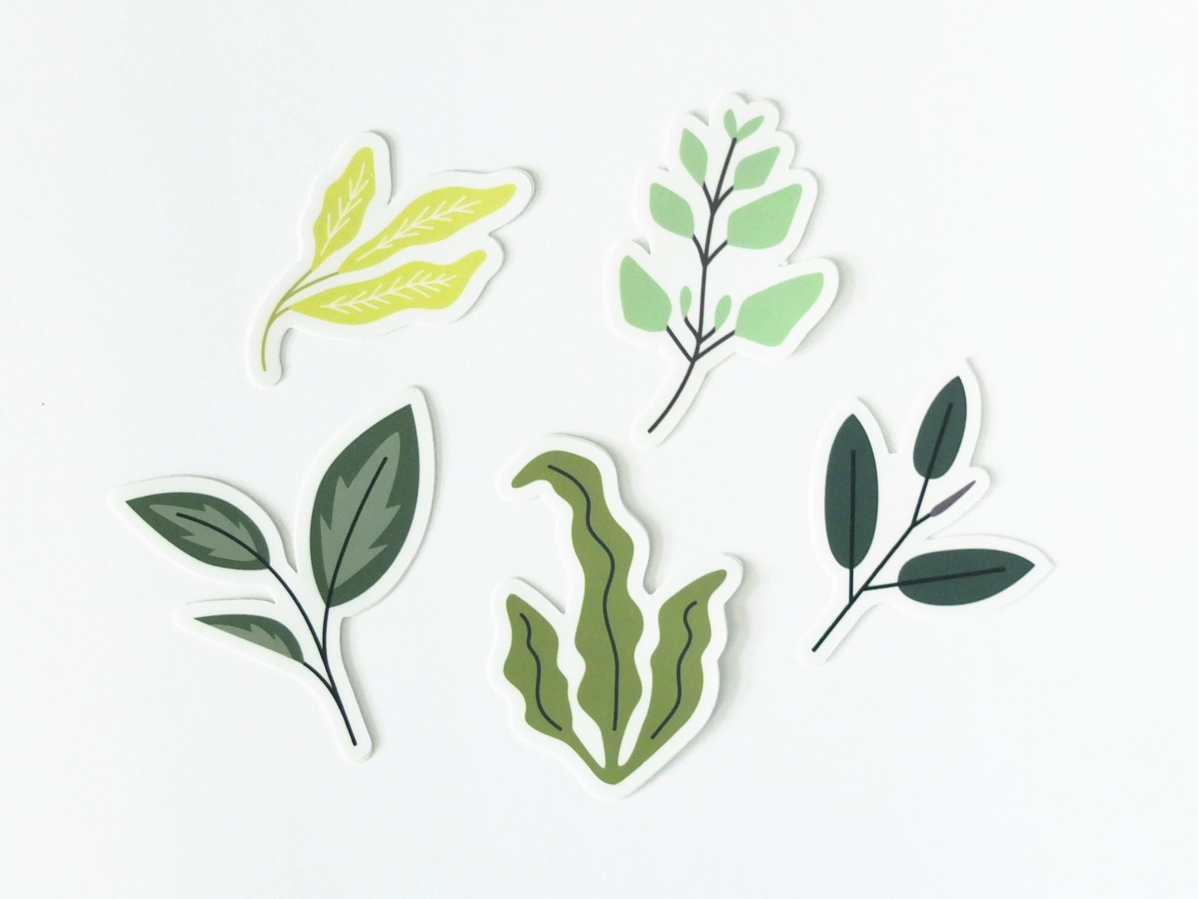 Sticker Pack - Plant Stickers, 5-pack | Cyanotype Paper Goods Co.